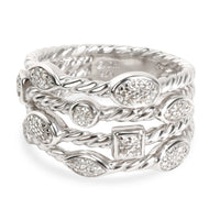 David Yurman Confetti Diamond Fashion Ring in  Sterling Silver 0.23 CTW