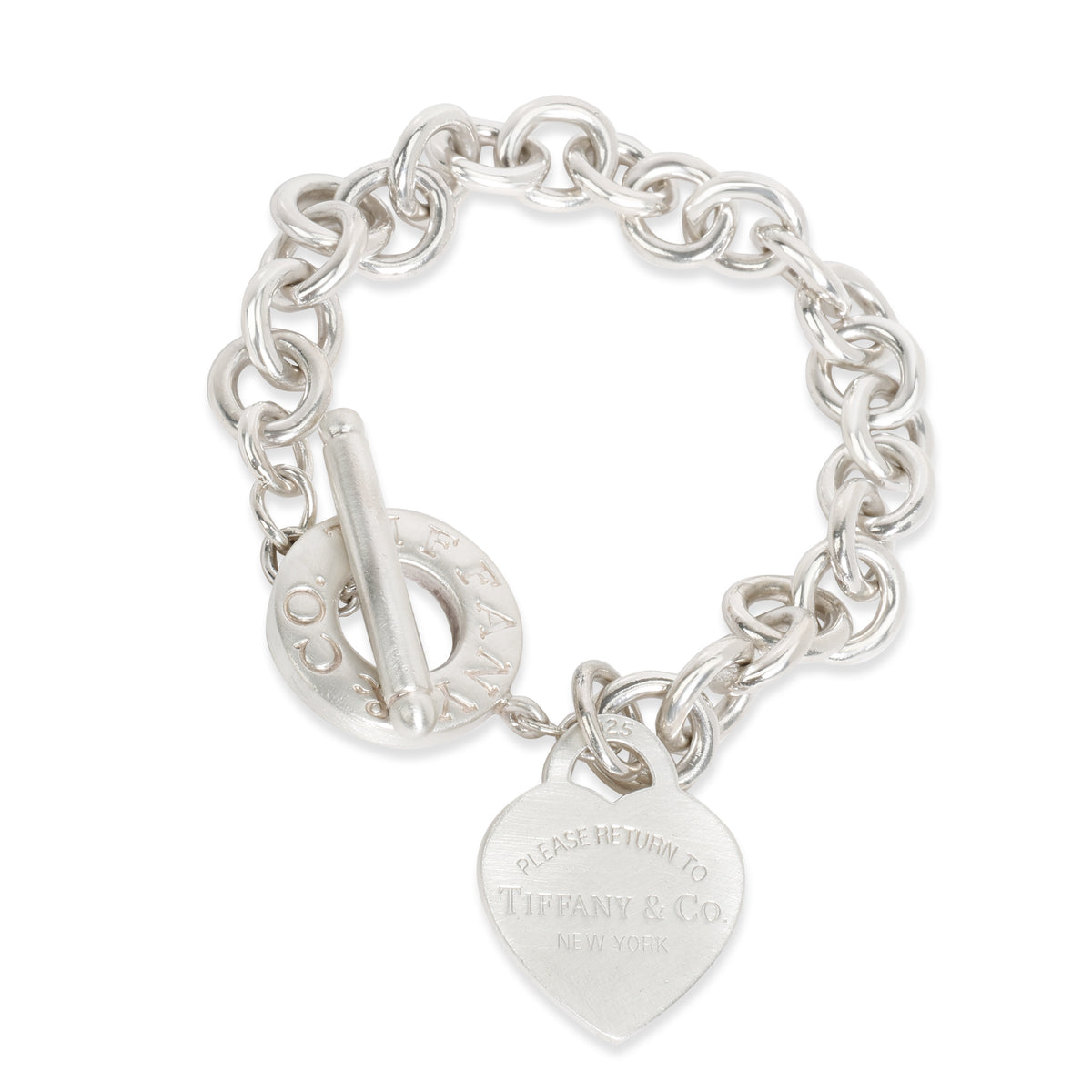 Tiffany & Co. Return To Tiffany Heart Tag Toggle Bracelet in Sterling Silver