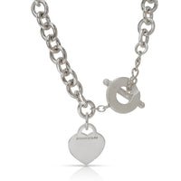 Tiffany & Co. Heart Tag Toggle Necklace in  Sterling Silver