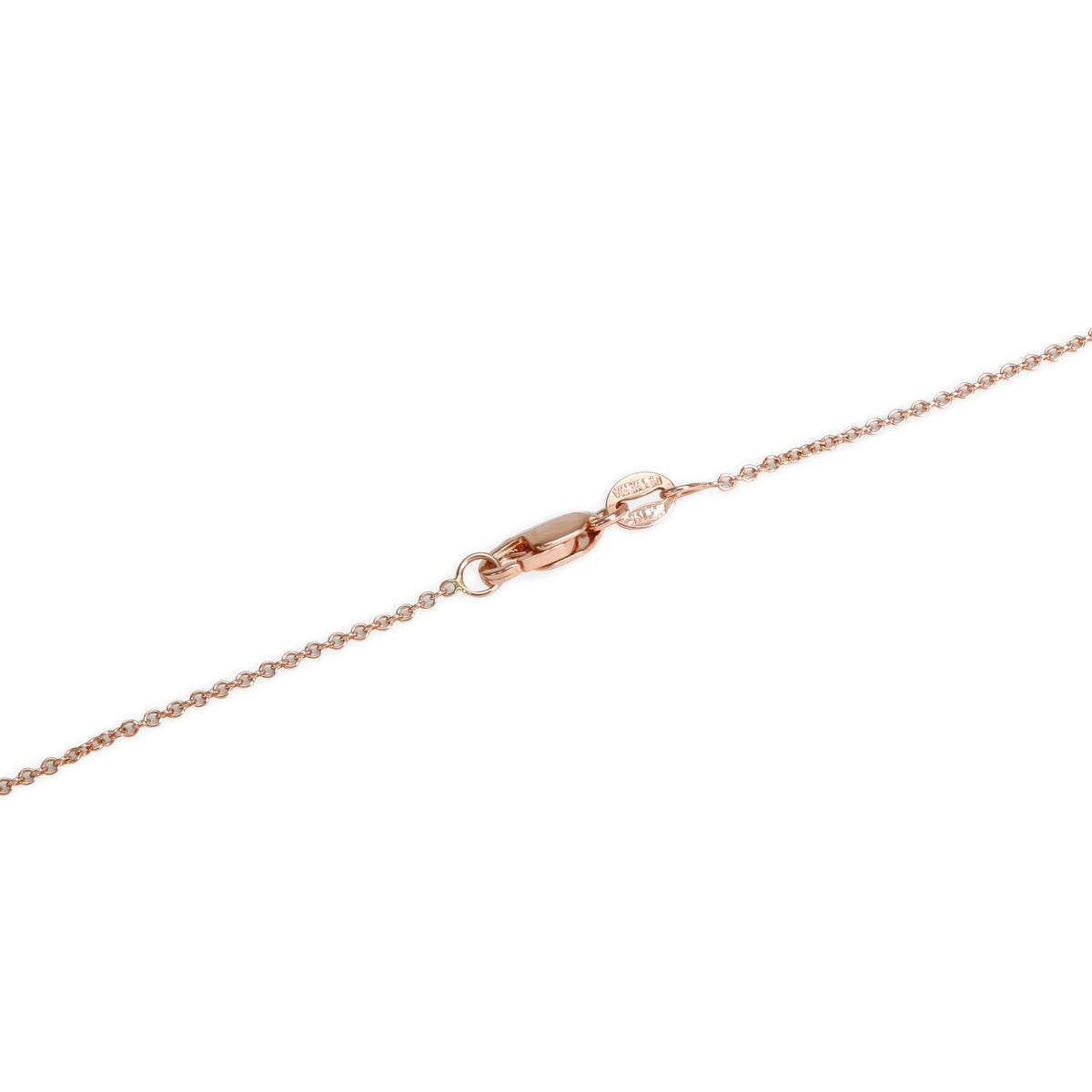 Nicole Rose Articulated Feather Diamond Necklace in 18K Rose Gold 0.44 CTW