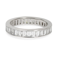Tiffany & Co. Channel Baguette Diamond Eternity Band in Platinum 2.64 CTW