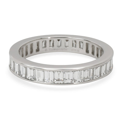 Tiffany & Co. Channel Baguette Diamond Eternity Band in Platinum 2.64 CTW