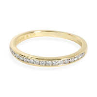 Tiffany & Co. 17 Stone Diamond Wedding Band in 18K Yellow Gold 0.18 CTW
