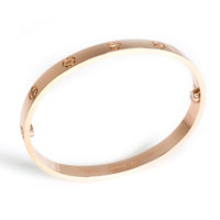 Cartier Love Bangle in 18K Rose Gold Size 17