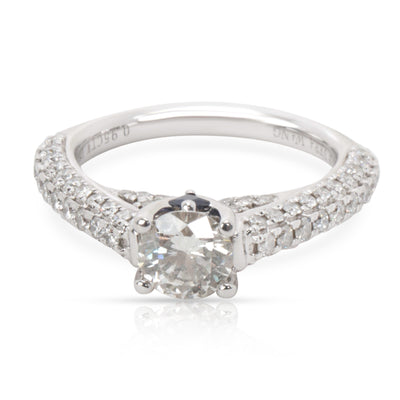 Vera Wang Love Collection Diamond Engagement Ring in 18K White Gold 1.5 CTW