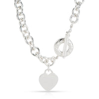 Tiffany & Co. Heart Toggle Necklace in  Sterling Silver