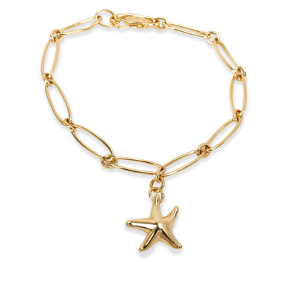 Tiffany & Co. Elsa Peretti Starfish Charm Bracelet in 18K Yellow Gold