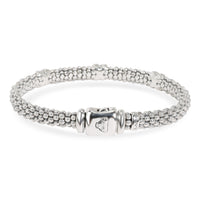 Lagos Caviar Triple X Rope Bangle in  Sterling Silver