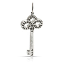 Tiffany & Co. Fleur de Lis Key Diamond Pendant in  Platinum 0.1 CTW