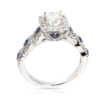 Vera Wang Love Collection Diamond & Sapphire Engagement Ring in 14K Gold 1 CTW