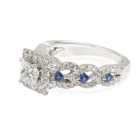 Vera Wang Love Collection Diamond & Sapphire Engagement Ring in 14K Gold 1 CTW