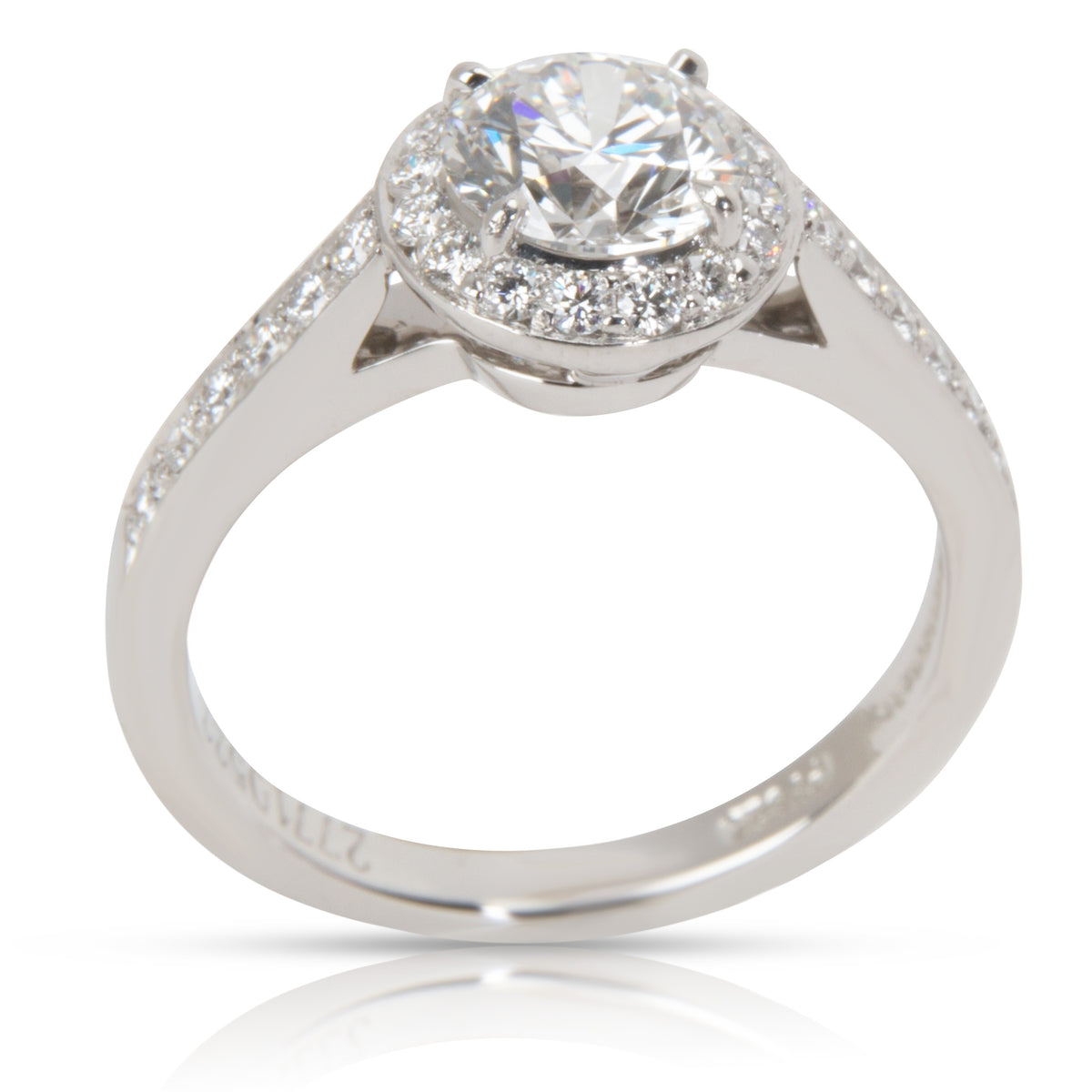 Tiffany & Co. Diamond Diamond Engagement Ring in  Platinum F VVS1 1.07 CTW
