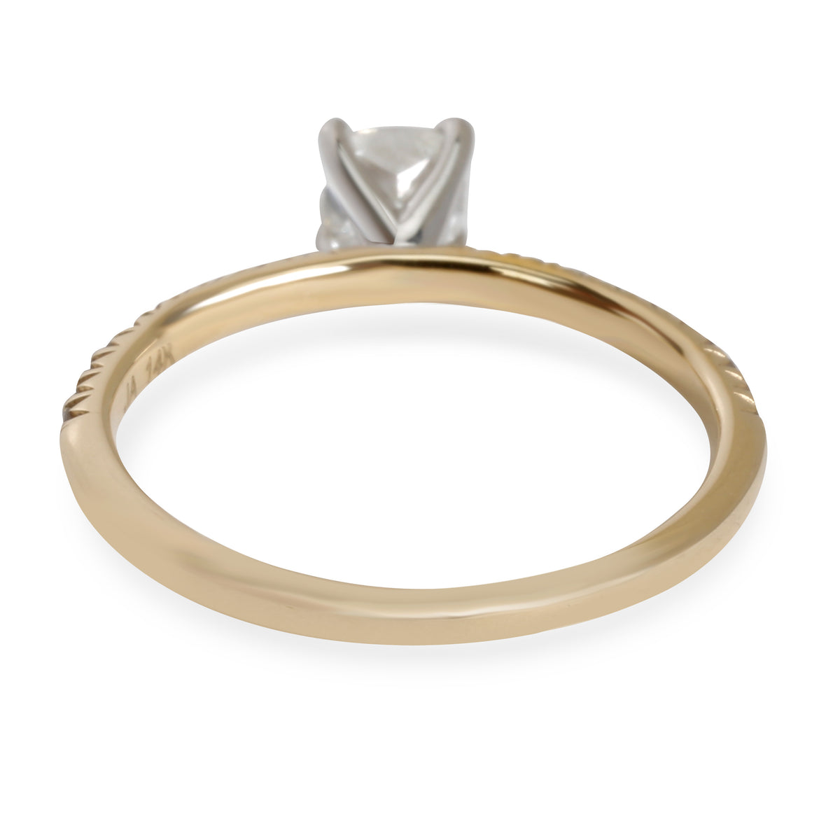 James Allen Diamond Engagement Ring in 14KT Gold G VVS1 0.64 CTW