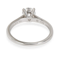 Cartier Diamond Engagement Ring in  Platinum D VVS2 0.8 CTW