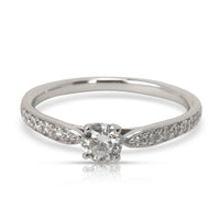 Tiffany & Co. Harmony Diamond Engagement Ring in  Platinum G VVS2 0.5 CT