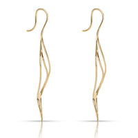 Tiffany & Co. Elsa Peretti Wave Earrings in 18K Yellow Gold