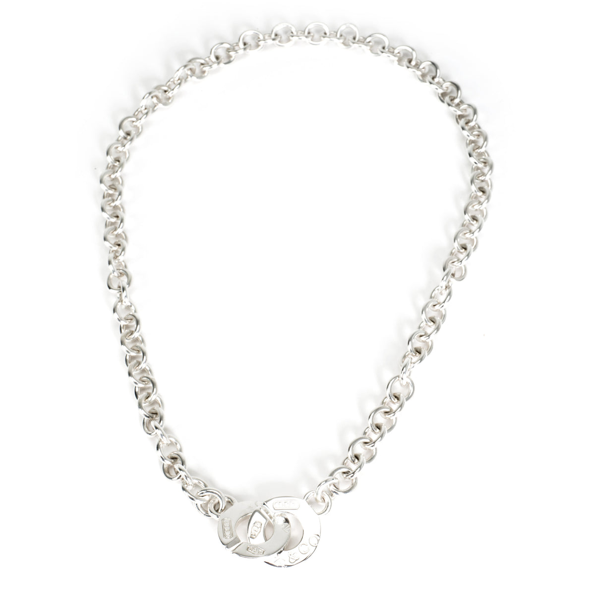 Tiffany & Co. 1837 Interlocking Circles Necklace in  Sterling Silver