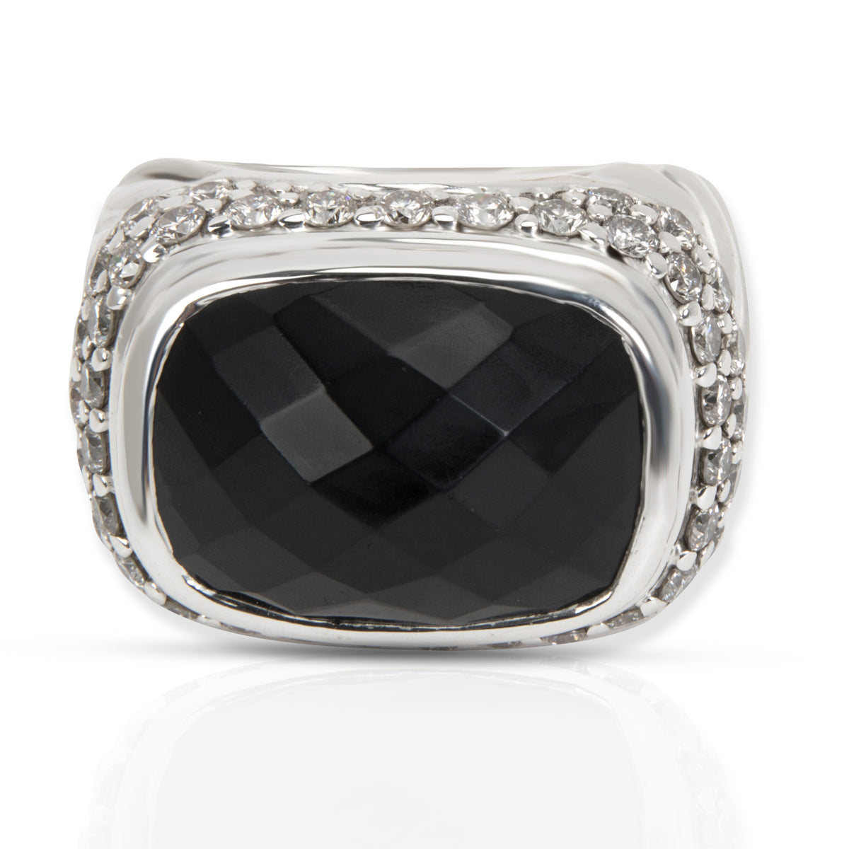 David Yurman Diamond Fashion Ring in  Sterling Silver 1.35 CTW