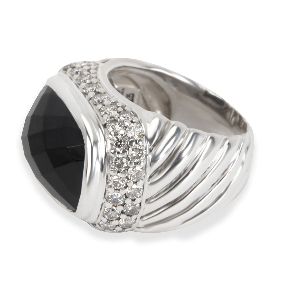 David Yurman Diamond Fashion Ring in  Sterling Silver 1.35 CTW