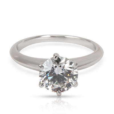 Tiffany & Co. Diamond Engagement Ring in  Platinum E VVS1 1.69 CTW