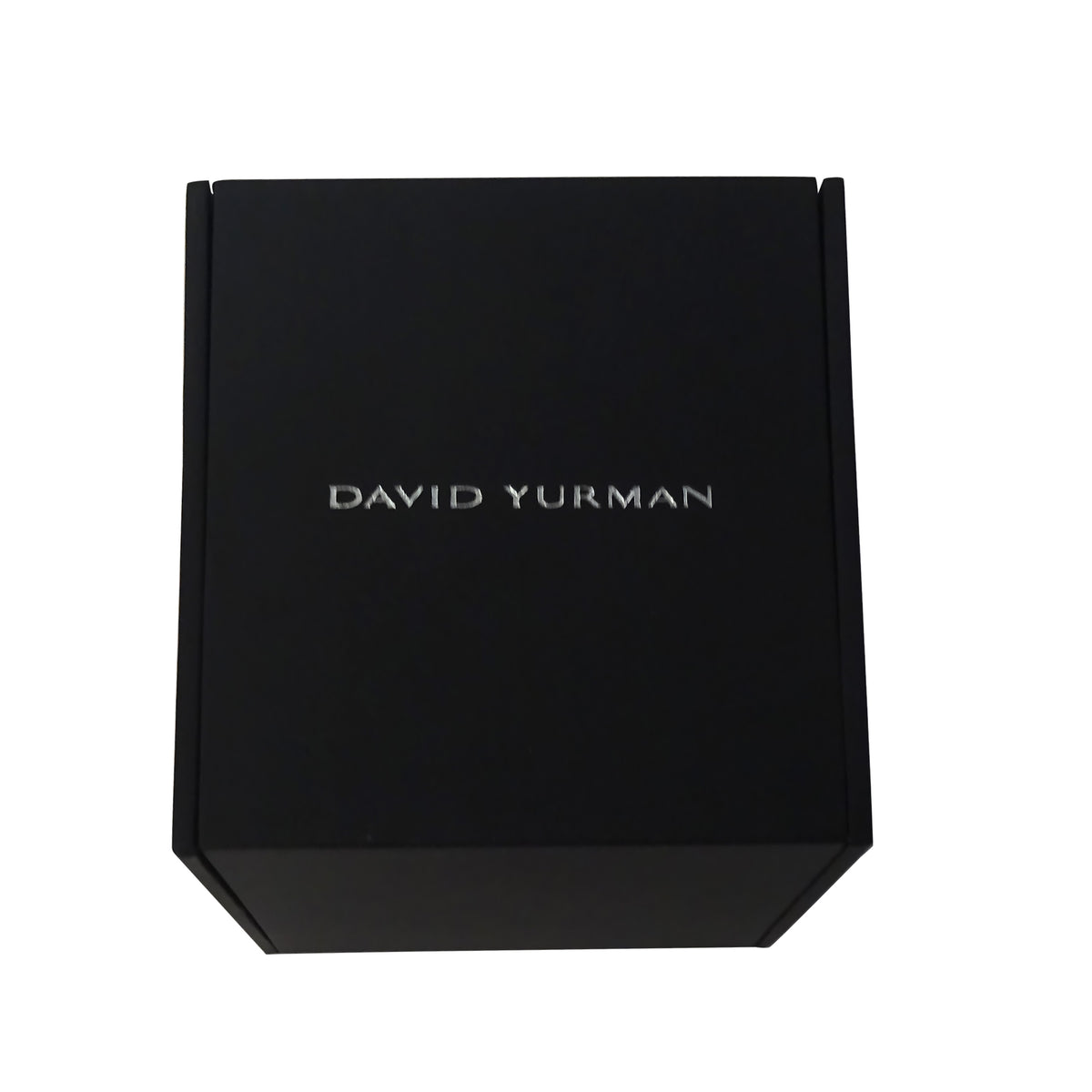 David Yurman Black Diamond ID Bracelet in  Sterling Silver/Titanium 2 CTW