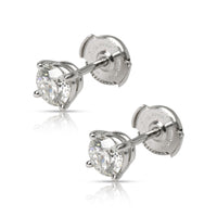 Tiffany & Co. Diamond Stud Earring in Platinum GIA 1.27 CTW (I-J/VVS1-VVS2)