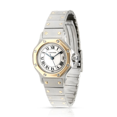 Cartier Santos 187903 Women's Watch in 18kt Stainless Steel/Yellow Gold