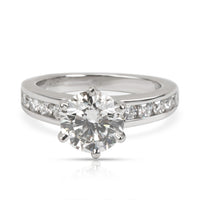 Tiffany & Co. Channel Diamond Engagement Ring in  Platinum I VS2 1.68 CTW