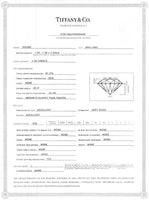 Tiffany & Co. Channel Diamond Engagement Ring in  Platinum I VS2 1.68 CTW