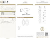 GIA Certified 1.01 Ct Marquise cut G VVS2 Loose Diamond