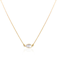 Rock & Divine Dawn Collection Sunlight Diamond Slices Necklace 18K Gold 0.20 CTW