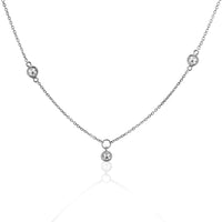 Rock & Divine Dawn Collection Sunshine Diamond Necklace in 18K Gold 0.30 CTW