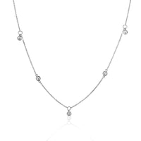 Rock & Divine Dawn Collection Sunshine Diamond Necklace in 18K Gold 0.30 CTW