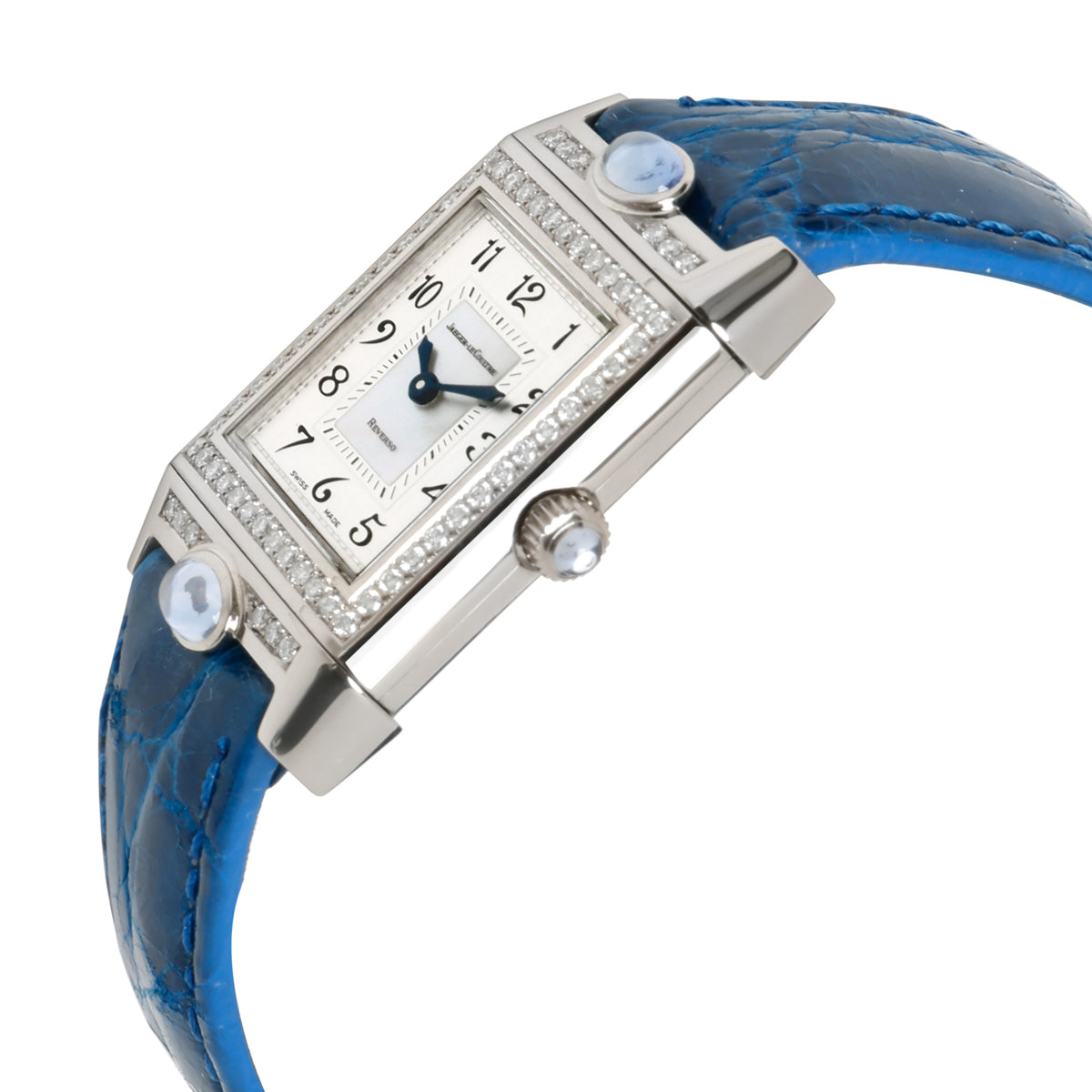 Jaeger-LeCoultre Reverso 267.346.001B Women's Watch in 18kt White Gold