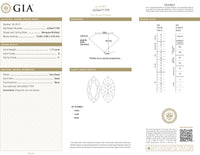 GIA Certified 1.17 Ct Marquise cut D I1 Loose Diamond