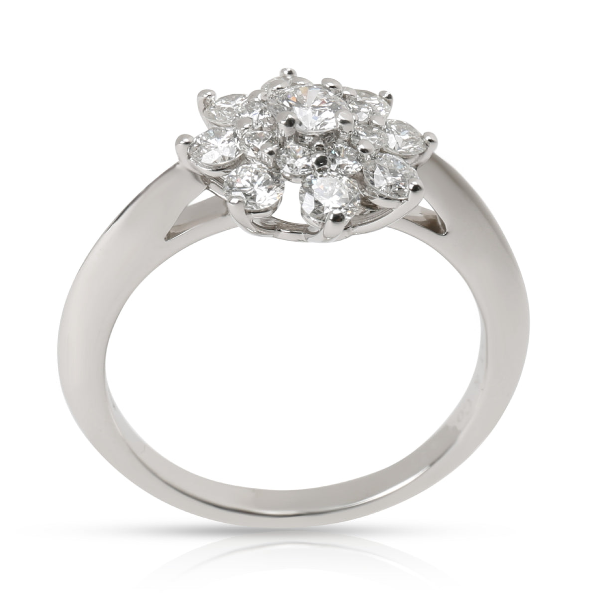 Tiffany & Co. Diamond Flower Ring in Platinum (0.60 CTW)
