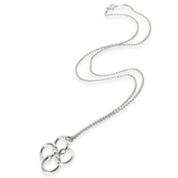 Tiffany & Co. Vintage Four Ring Knot Necklace in  Sterling Silver