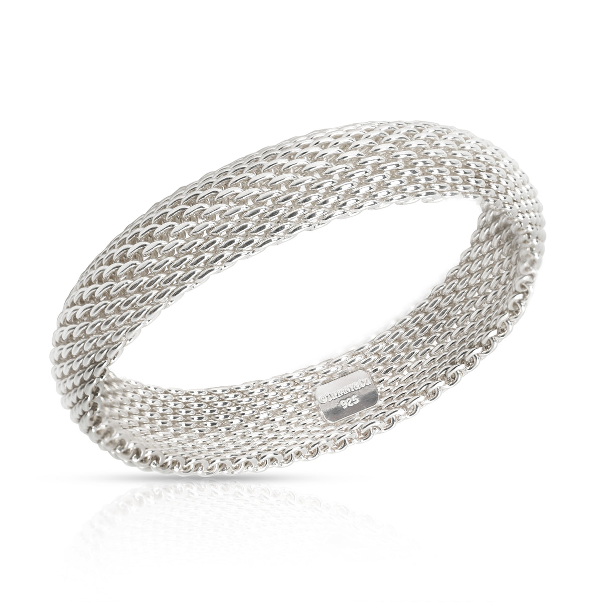 Tiffany & Co. Somerset Mesh Sterling Silver Bracelet