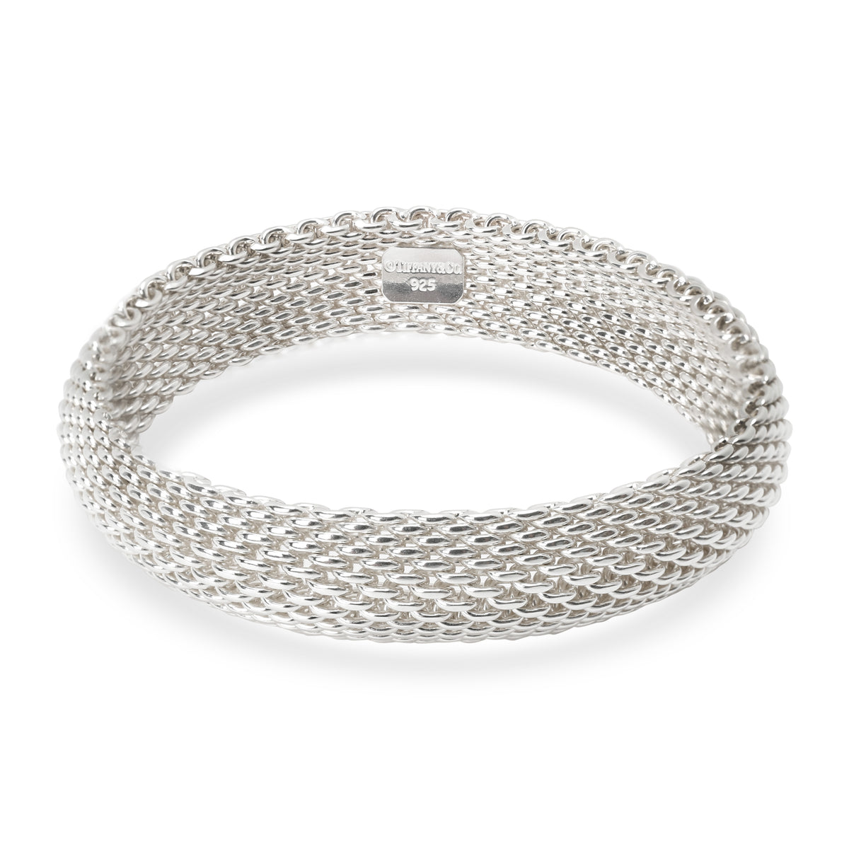 Tiffany & Co. Somerset Mesh Sterling Silver Bracelet