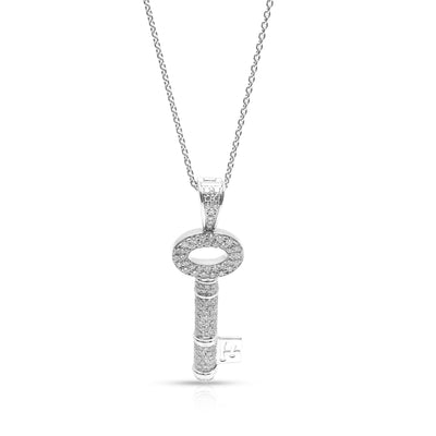 Theo Fennell Baby Key Diamond Necklace in 18K Gold (0.75 CTW)