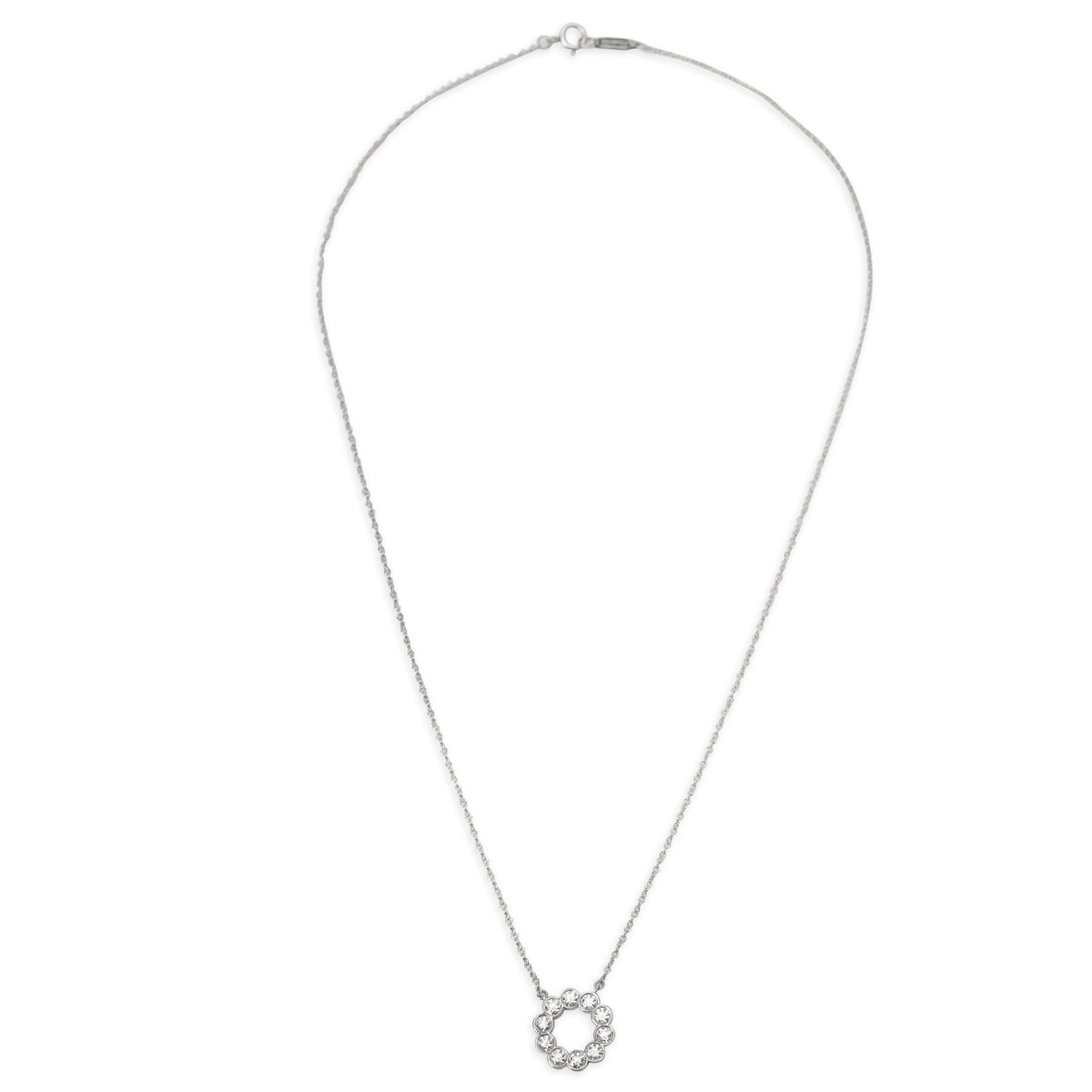 Tiffany & Co. Diamond Circle Necklace in Platinum (0.80 CTW)