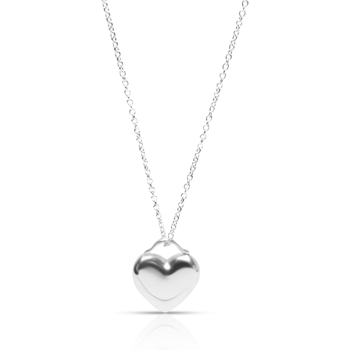 Tiffany & Co. Puffy Heart Pendant in  Sterling Silver