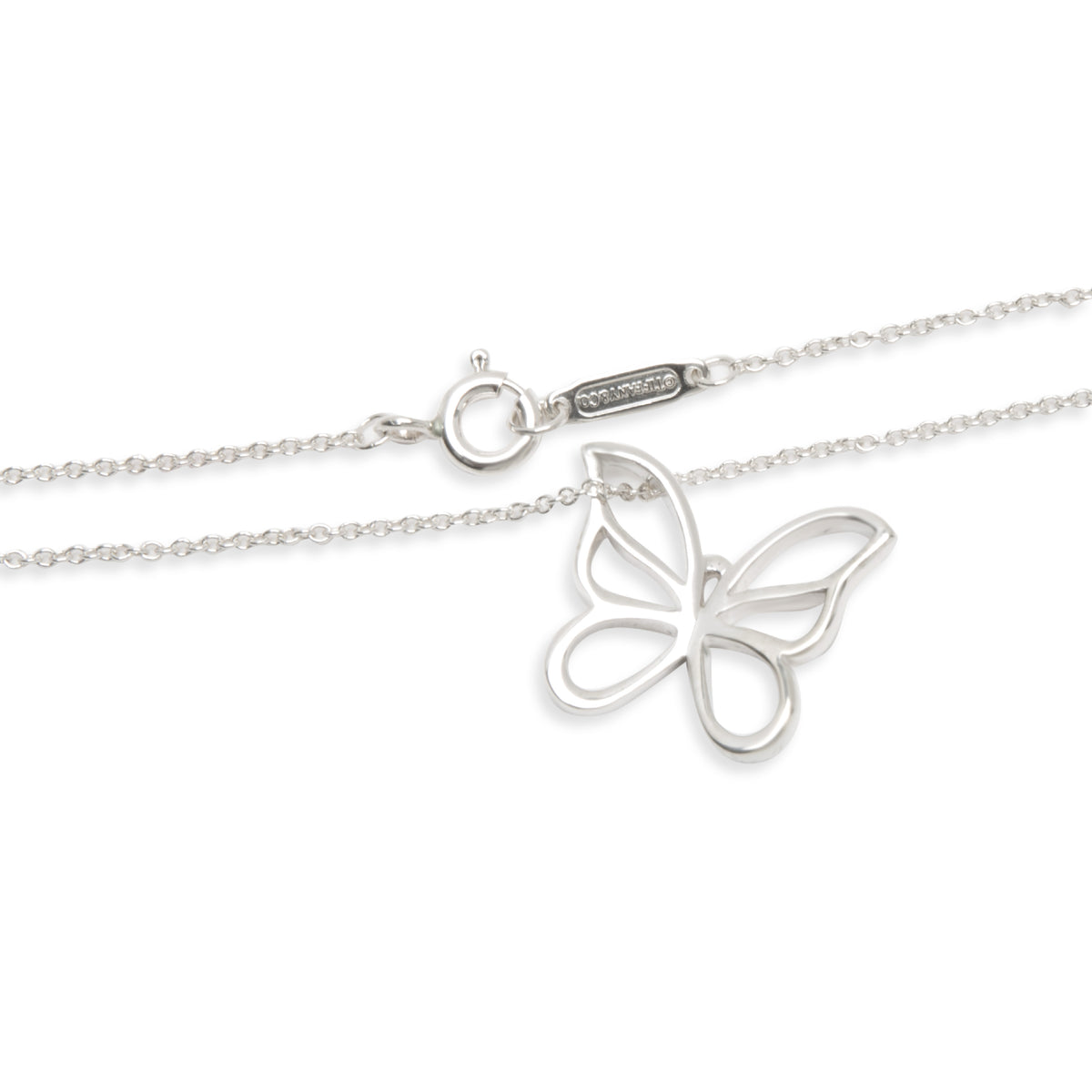 Tiffany & Co. Butterfly Necklace in Sterling Silver