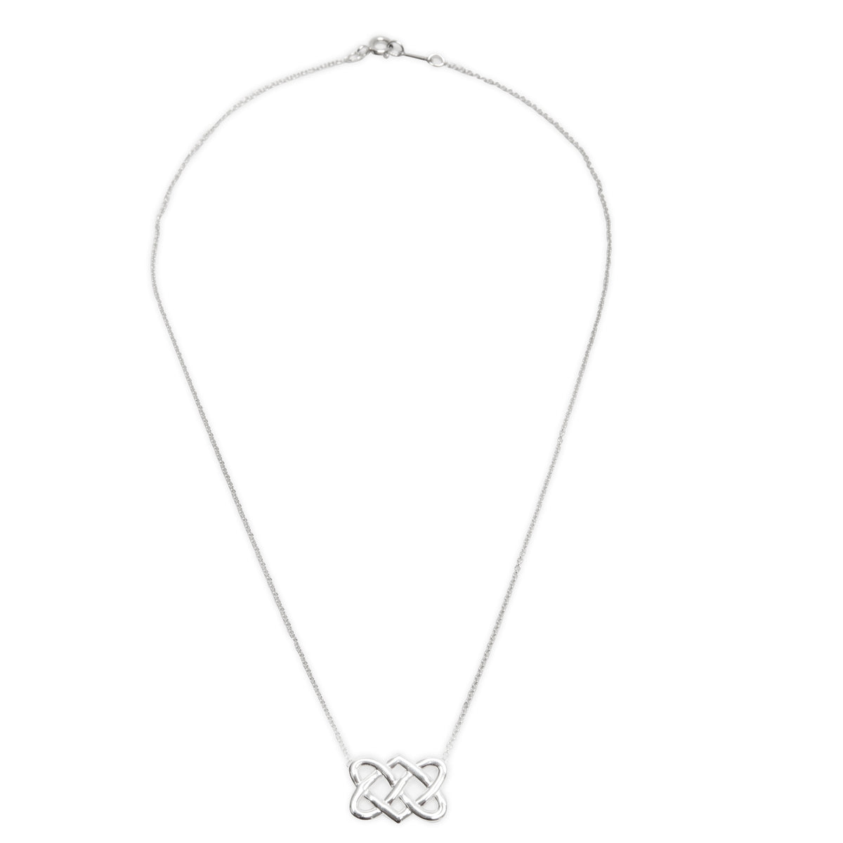 Tiffany & Co. Celtic Love Knot Necklace in  Silver