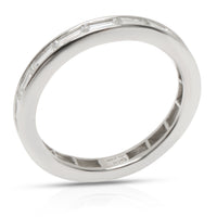 Tiffany & Co. Baguette Diamond Eternity Wedding Ring in Platinum 1.10 CTW