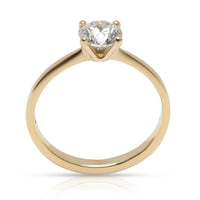 GIA Certified Solitaire Diamond Engagement Ring 18K Yellow Gold G/VVS2 0.70 CTW