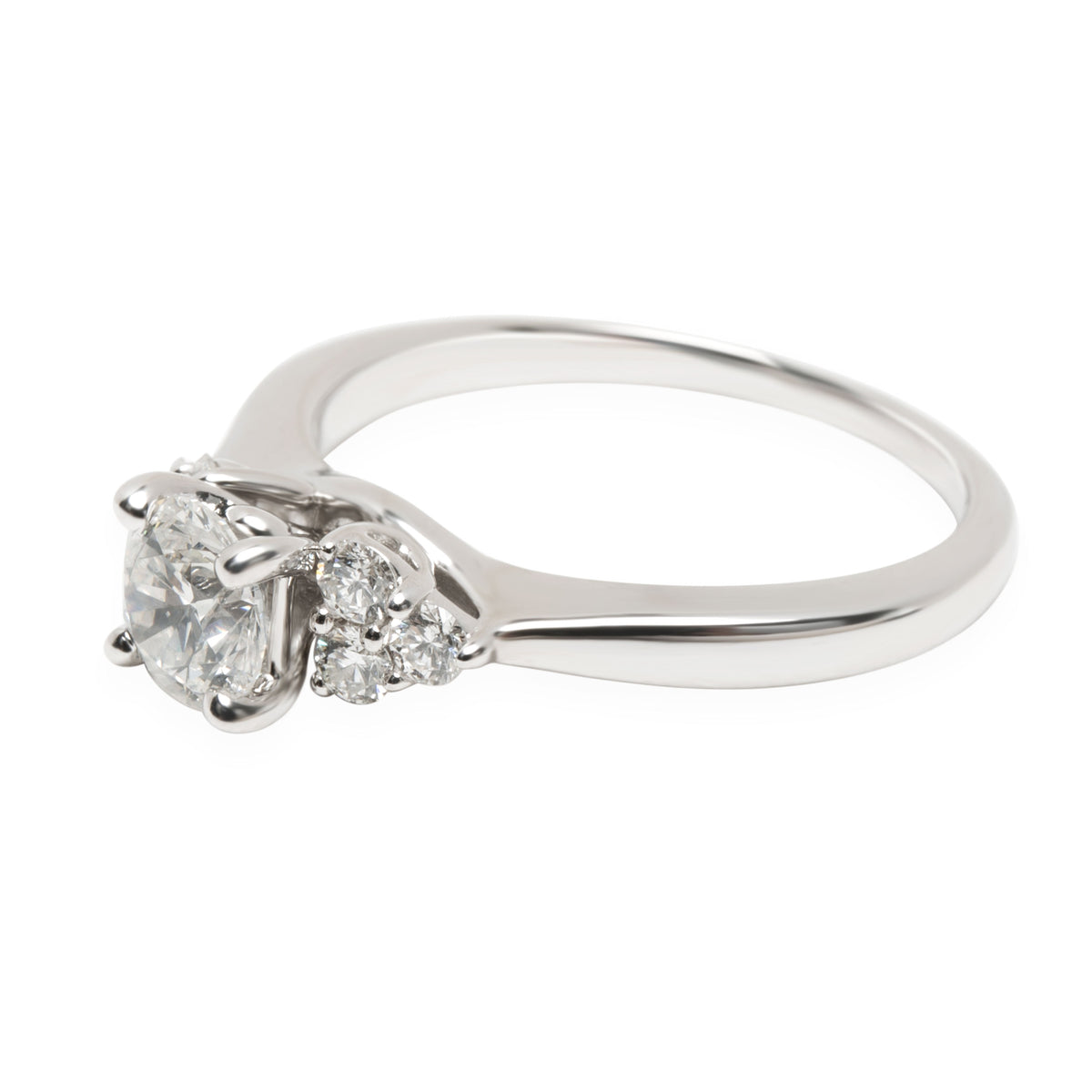 James Allen Diamond Diamond Engagement Ring in 18K White Gold E I1 0.95 CTW