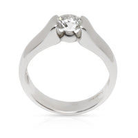 GIA Certified Kobi Diamond Engagement Ring in 14K White Gold (0.52 CTW F/SI1)