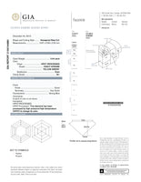 GIA Certified 0.45 Ct Hexagonal Modified Brilliant cut Fancy SI1 Loose Diamond