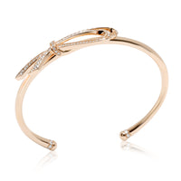 Tiffany & Co. Diamond Bow Cuff in 18K Rose Gold 0.82 CTW